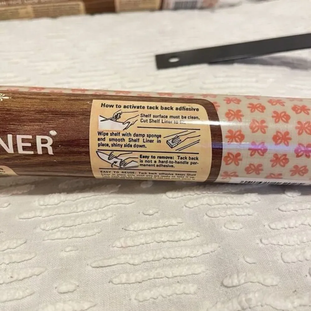 3 Rolls Vintage Rubbermaid 1620 Shelf Liner Pink Yellow MCM Flowers 5' x 22